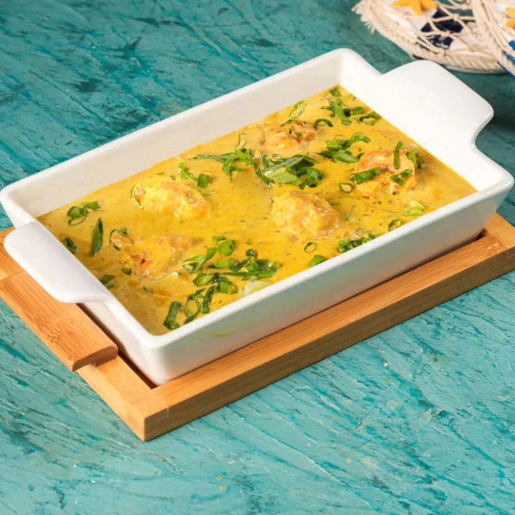 طاجن كاري بالجمبري